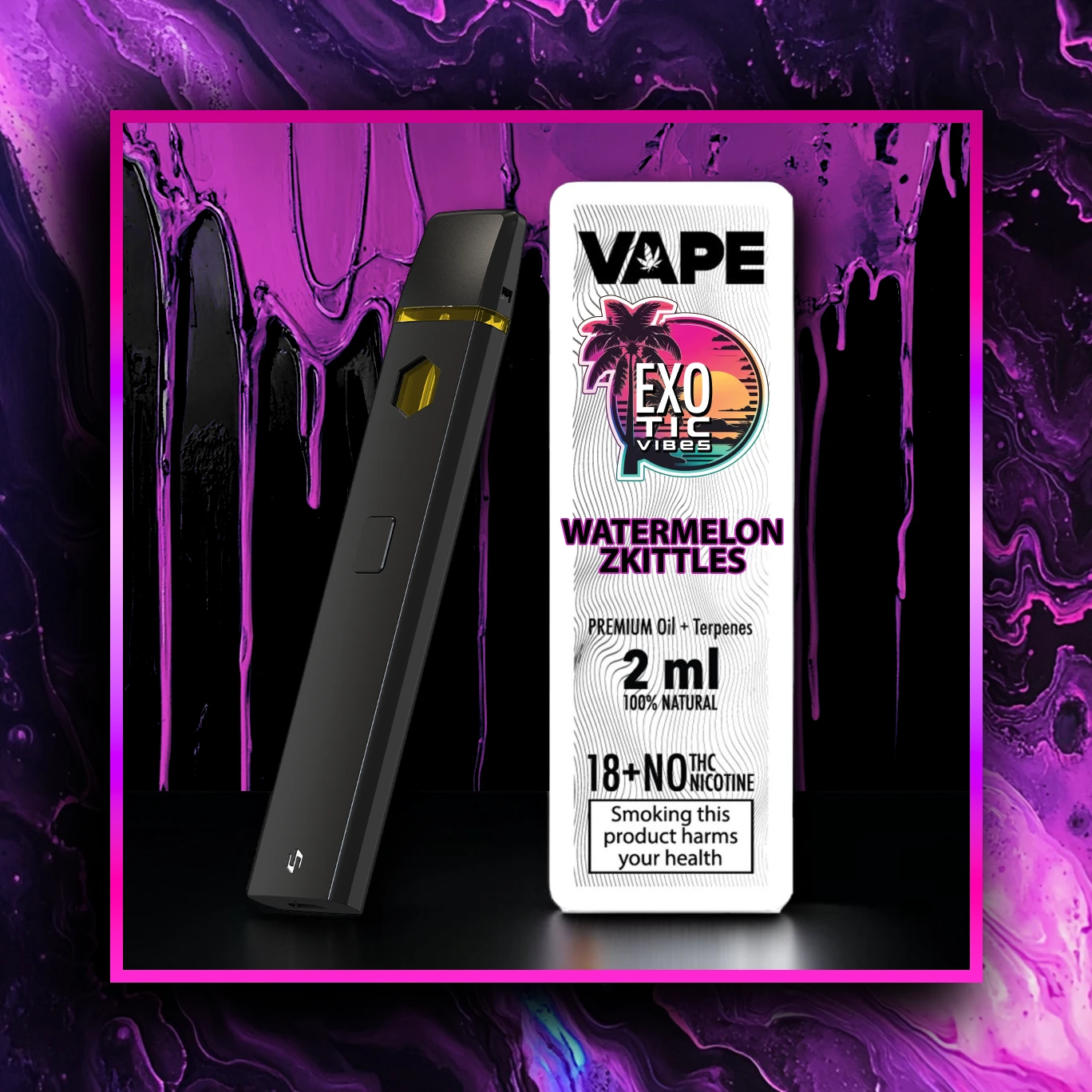 Watermelon Zkittles HHC Премиальный Вейп - 2.00 мл. HHC