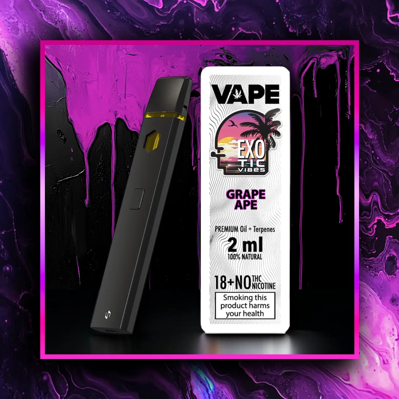 Grape Ape HHC Премиальный Вейп - 2.00 мл. HHC