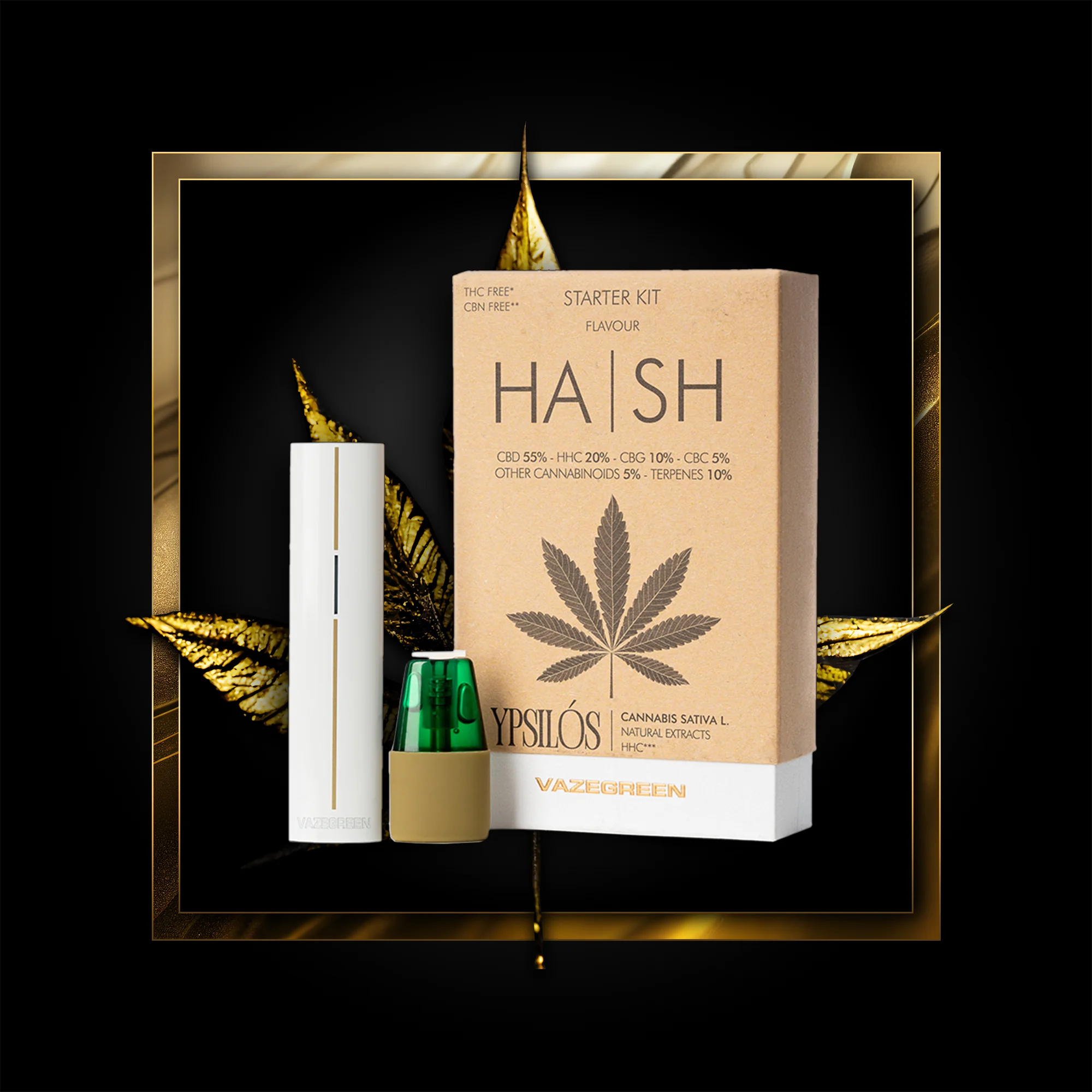 Hash Pen (стартовый набор) 500 капель - 1,00 мл. HHC