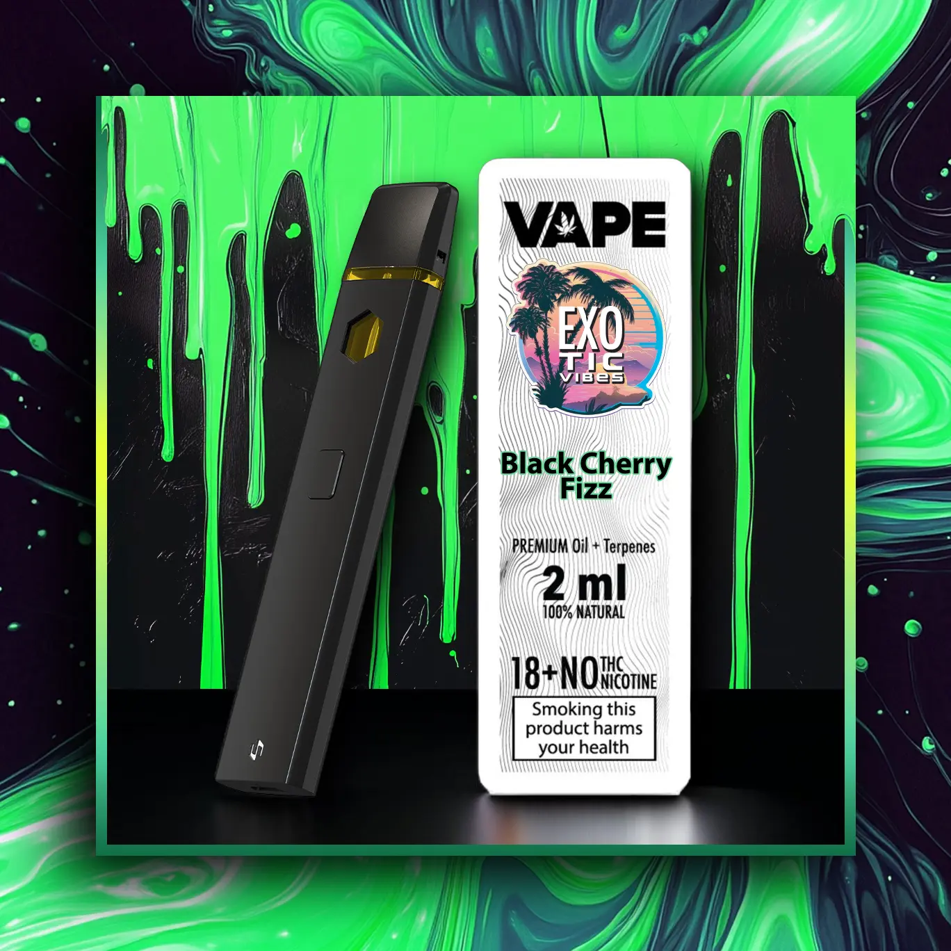 Black Cherry Fizz HHC Премиальный Вейп - 2.00 мл. HHC
