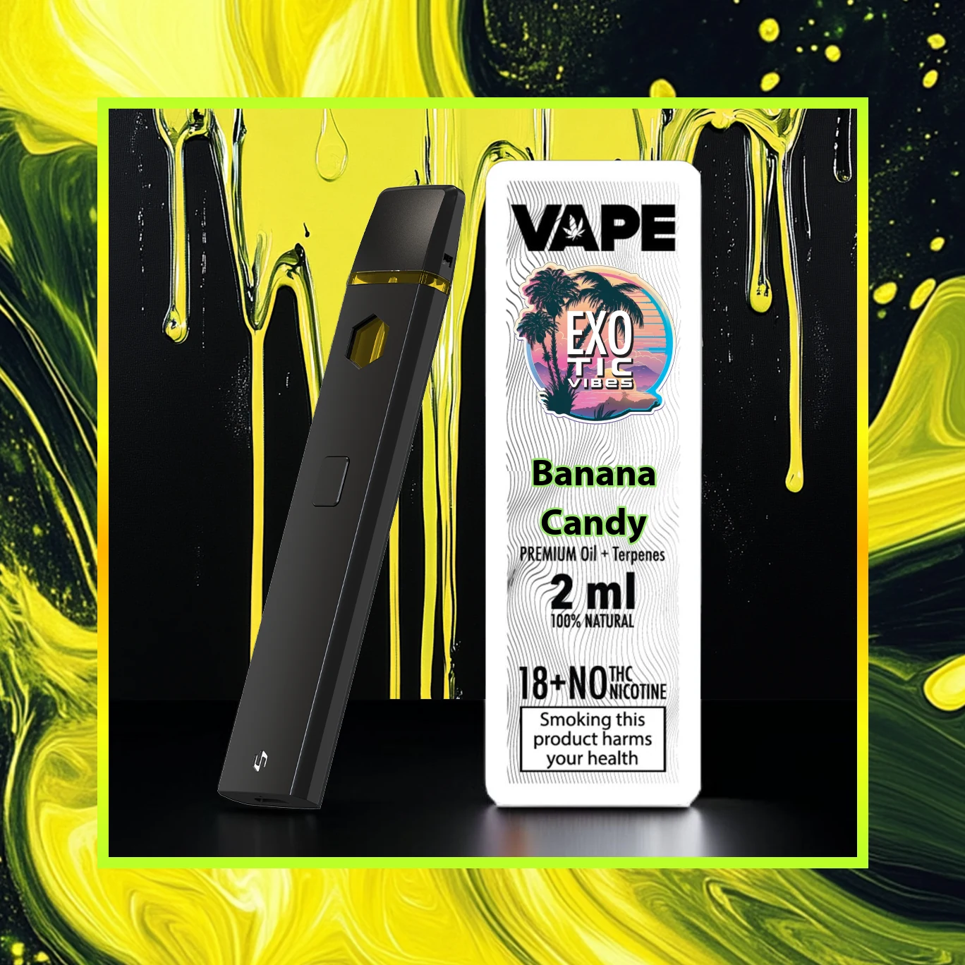 Banana Candy HCT Премиальный Вейп - 2.00 мл. HCT